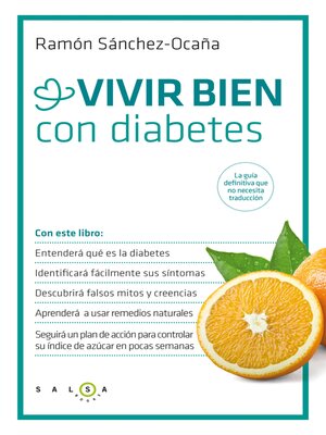 cover image of Vivir bien con diabetes